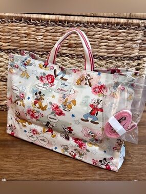 NWT - Disney x Cath Kidston - “Mickey’s 90th Anniversary” Carry-All Tote